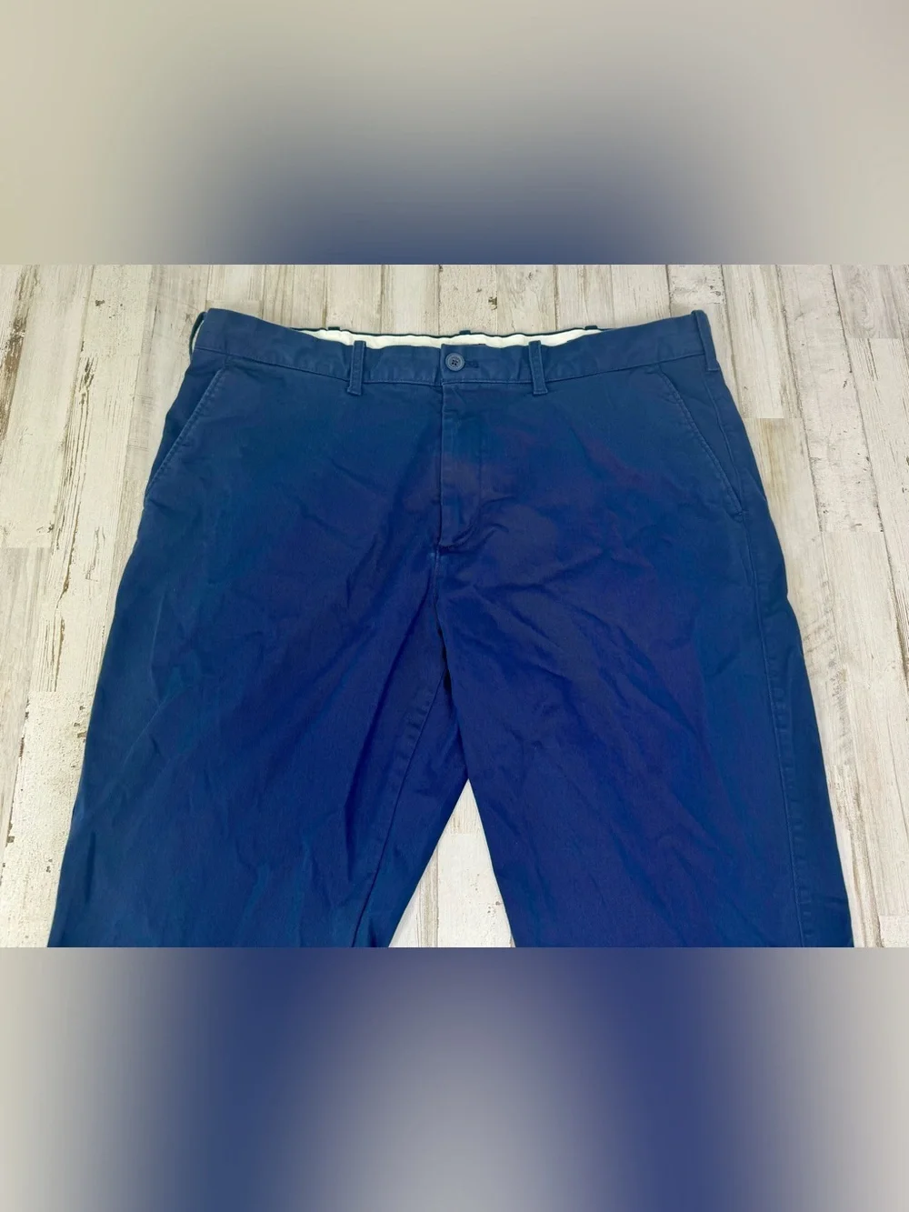 J.Crew Dress Pants Straight 38x31 Mens Blue Cotton Trousers